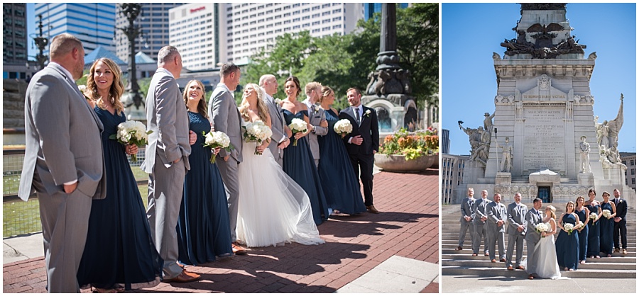 downtown Indianapolis wedding, wedding photographer