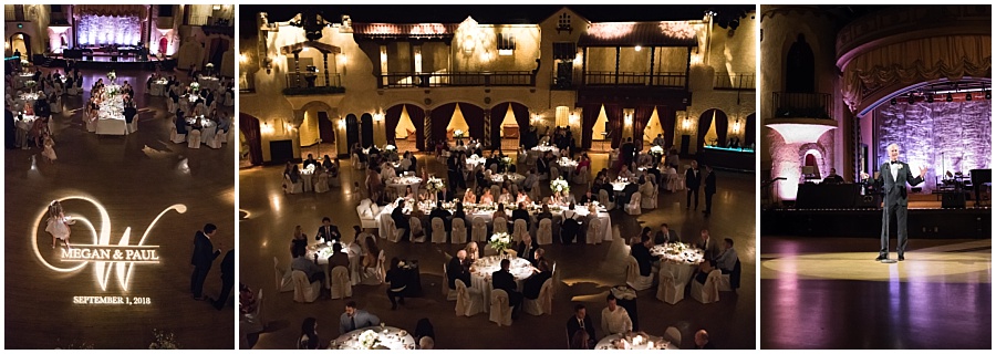 Indiana roof ballroom, reception