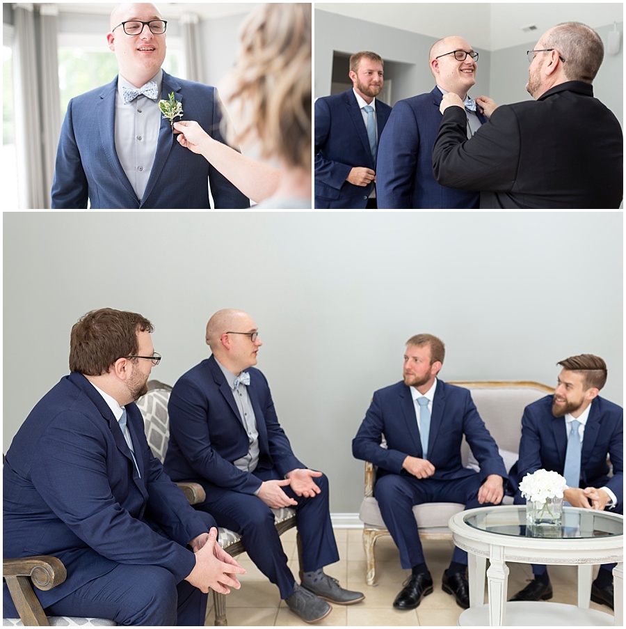 Indianapolis groom and groomsmen 