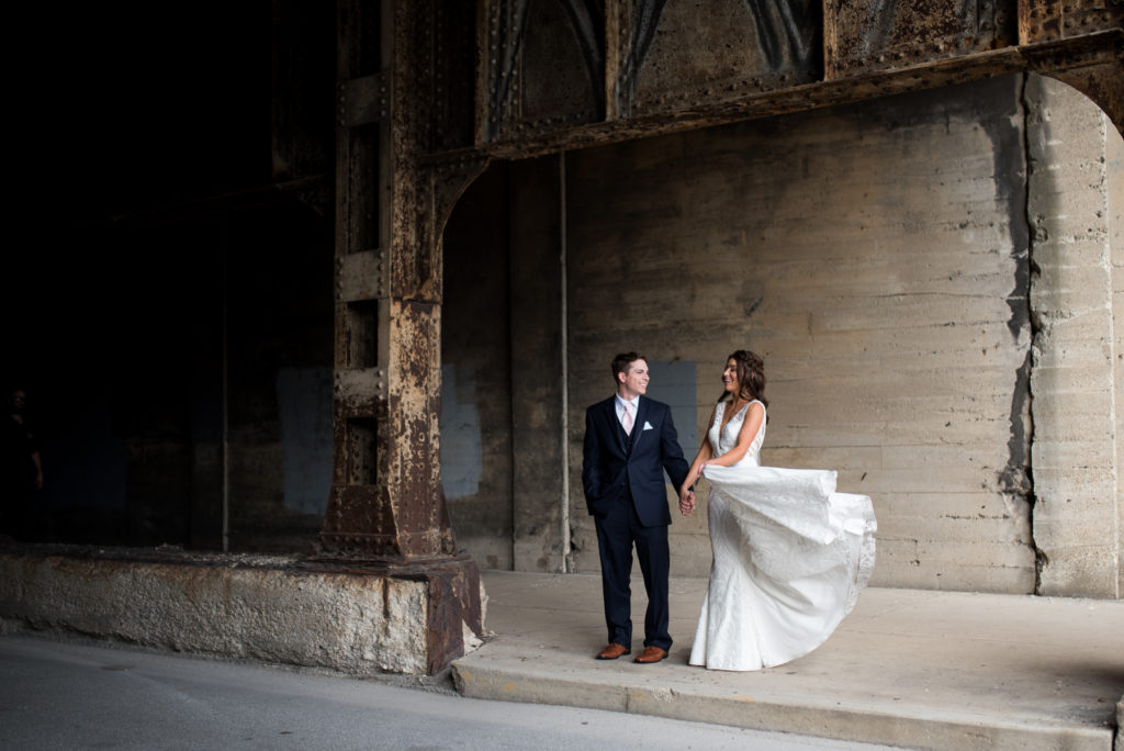 Bride and groom, Indianapolis Indiana