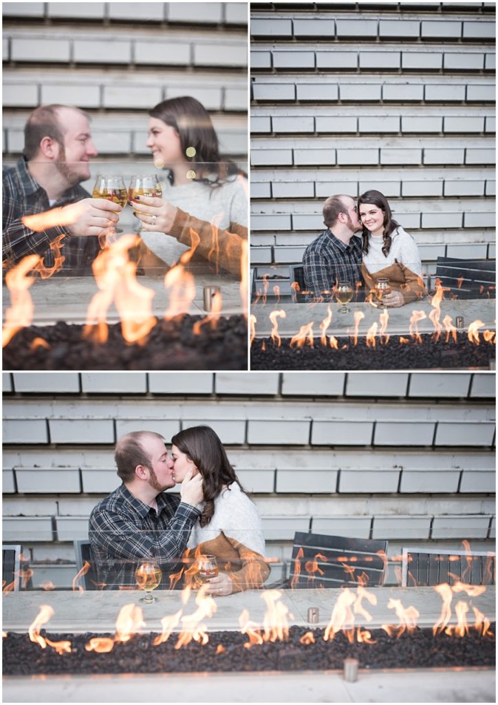 Downtown Indianapolis engagement